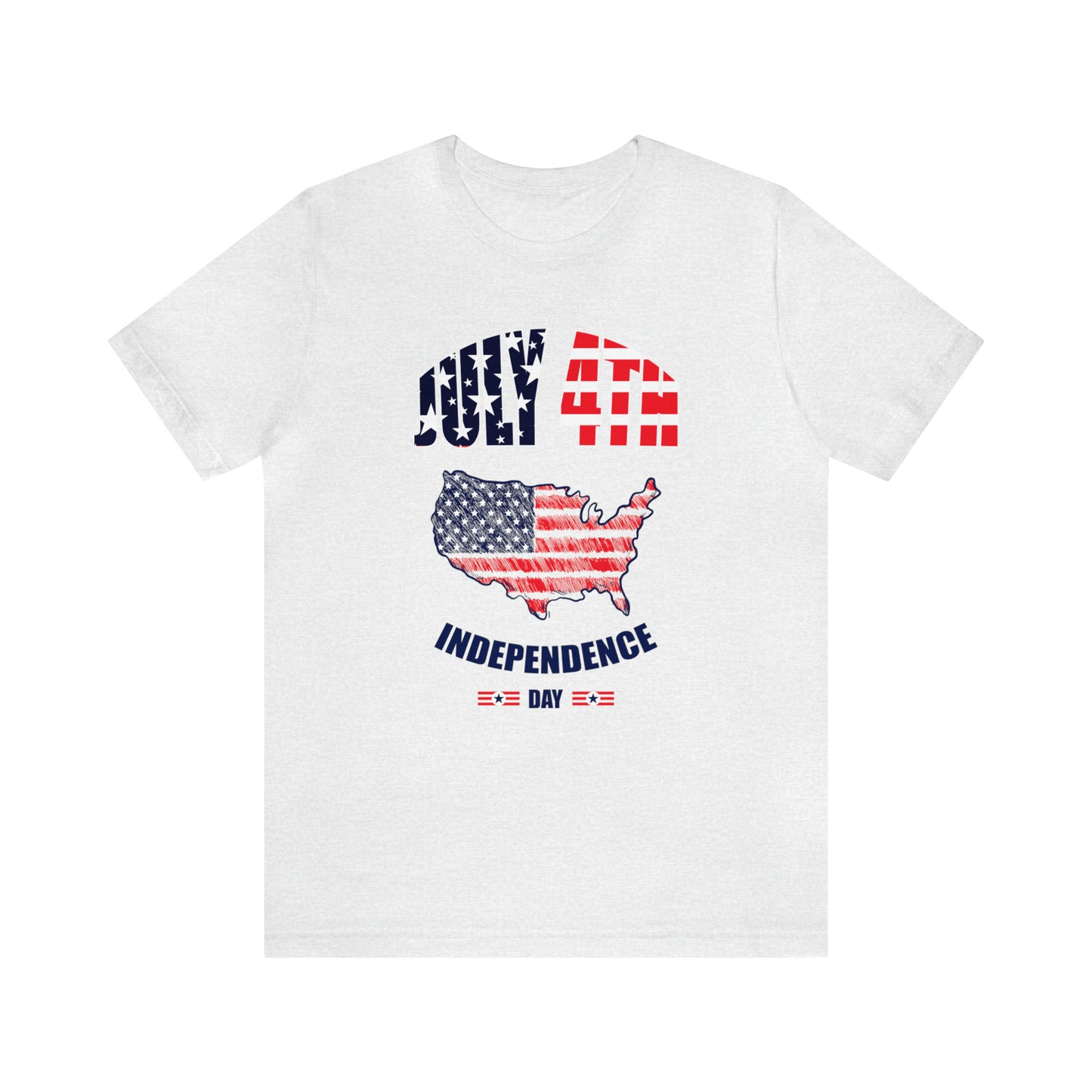 4th of July Independence Day Unisex Jersey Short Sleeve Tee
