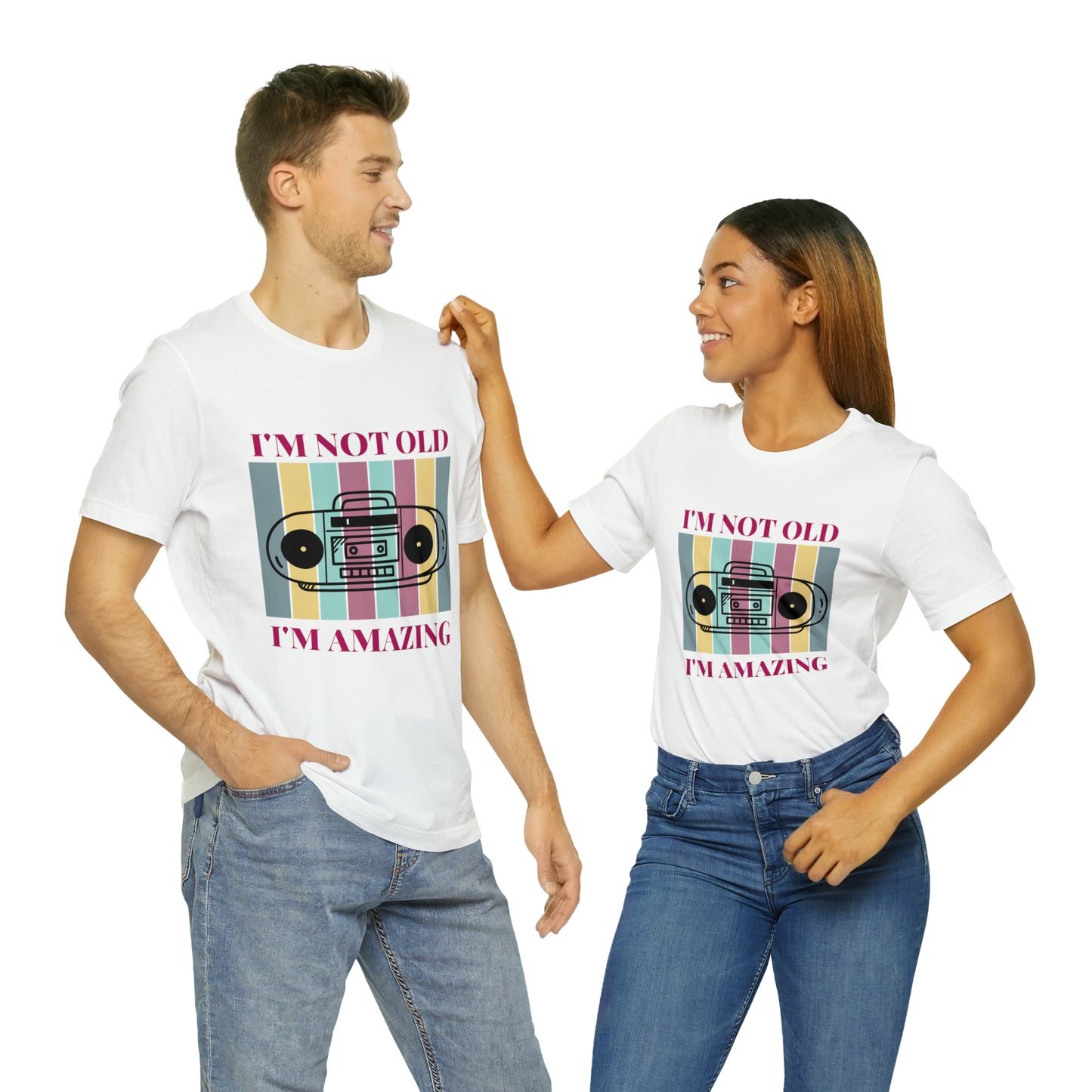 Cassette Player I'm Not Old I'm Amazing | Unisex Jersey Tee