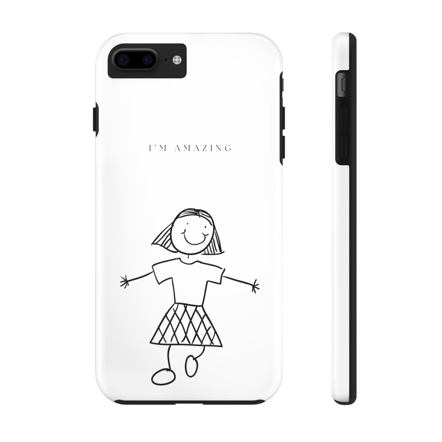I'm Amazing Girl Tough Phone Cases