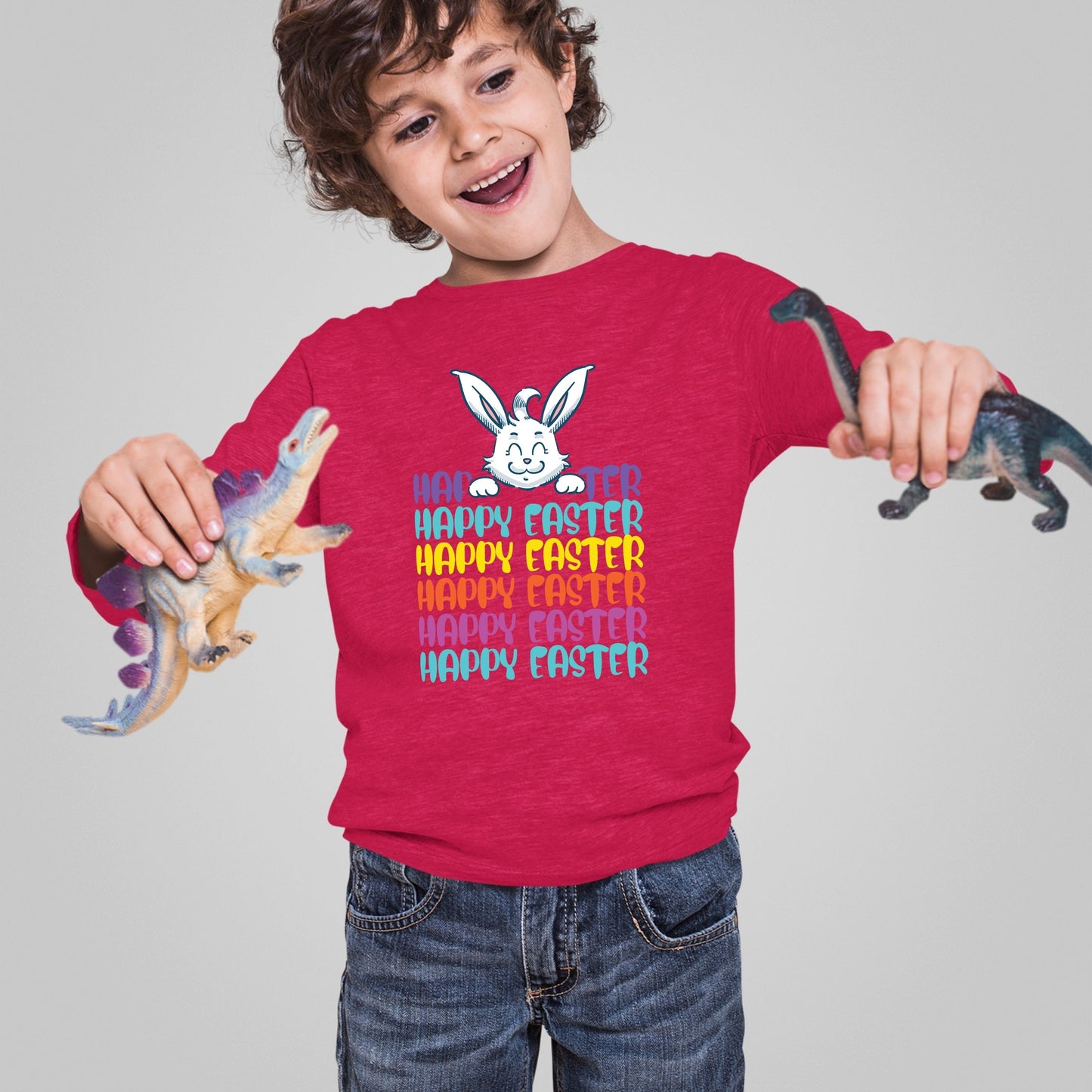Happy Easter - Toddler Long Sleeve Tee