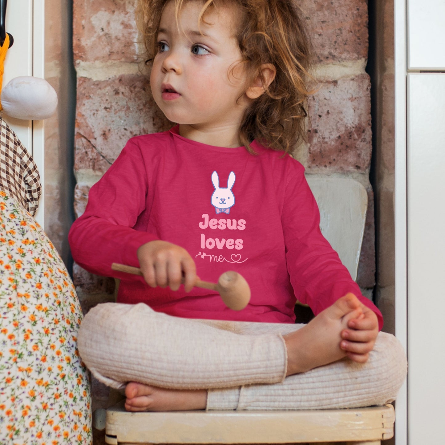 Jesus Loves Me - Toddler Long Sleeve Tee