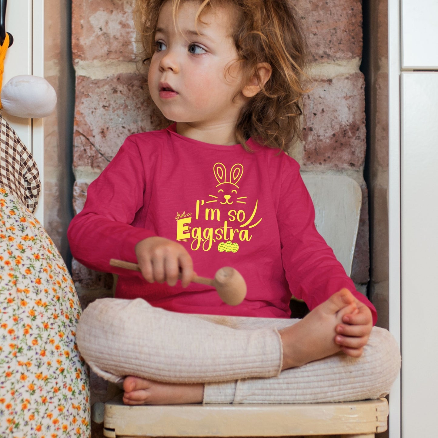 I'm So Eggstra - Toddler Long Sleeve Tee