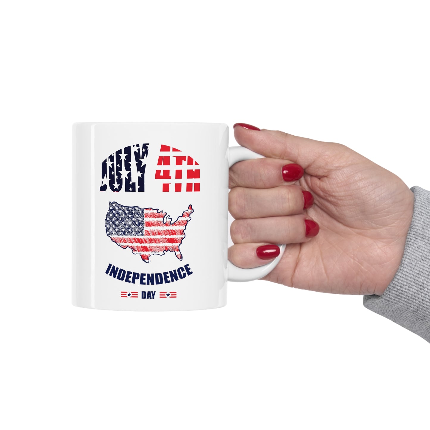 4th of July Independence Day Ceramic Mug 11oz