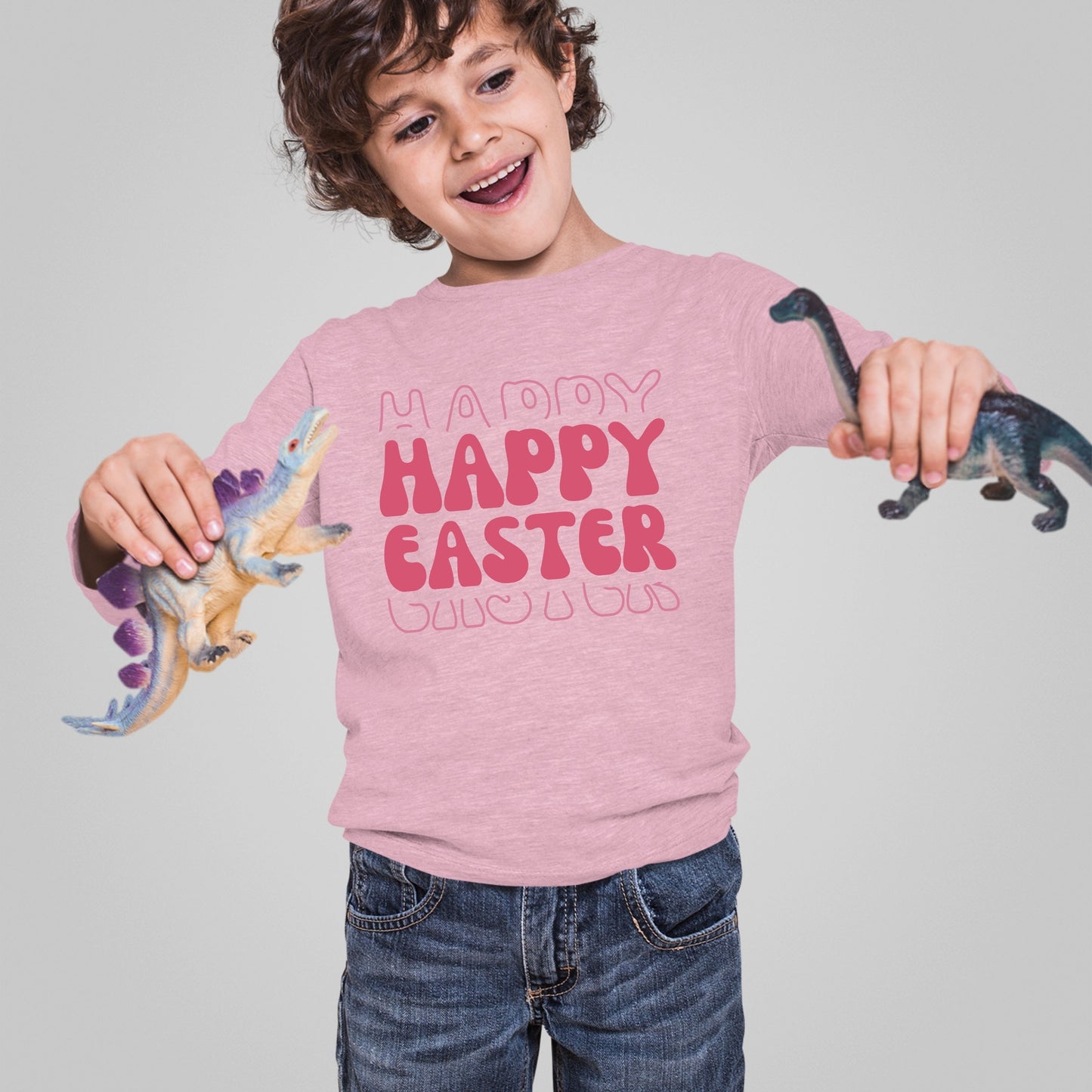 Happy Easter - Toddler Long Sleeve Tee
