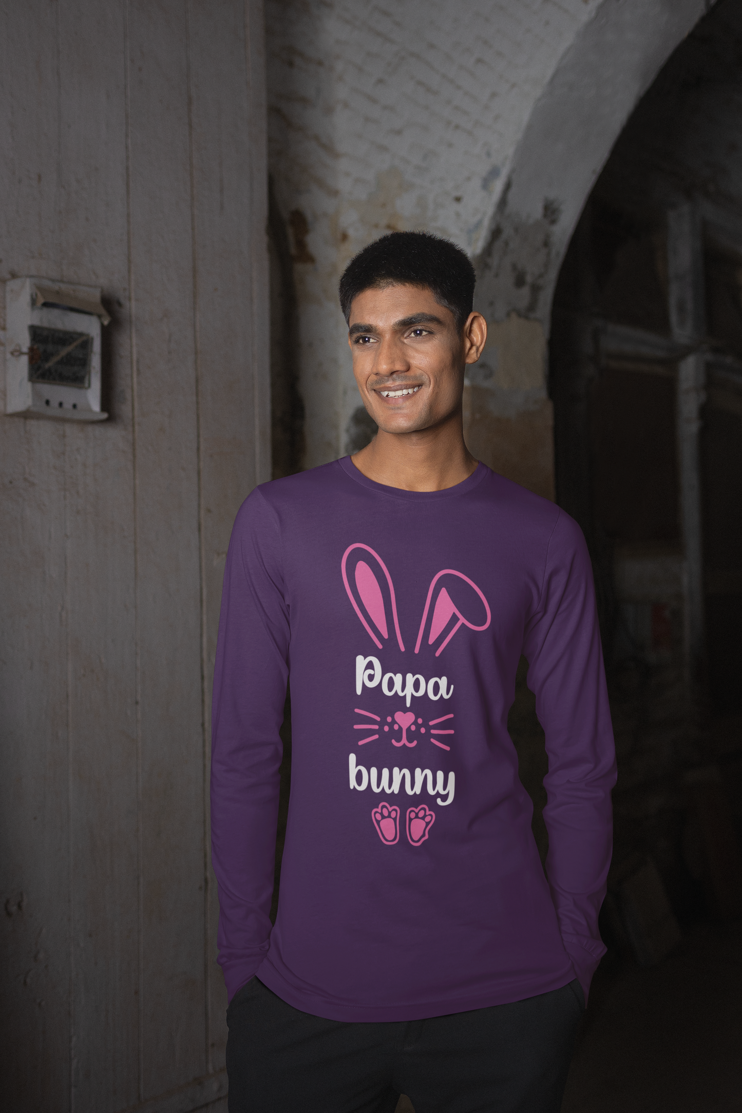Papa Bunny - Unisex Ultra Cotton Long Sleeve Tee
