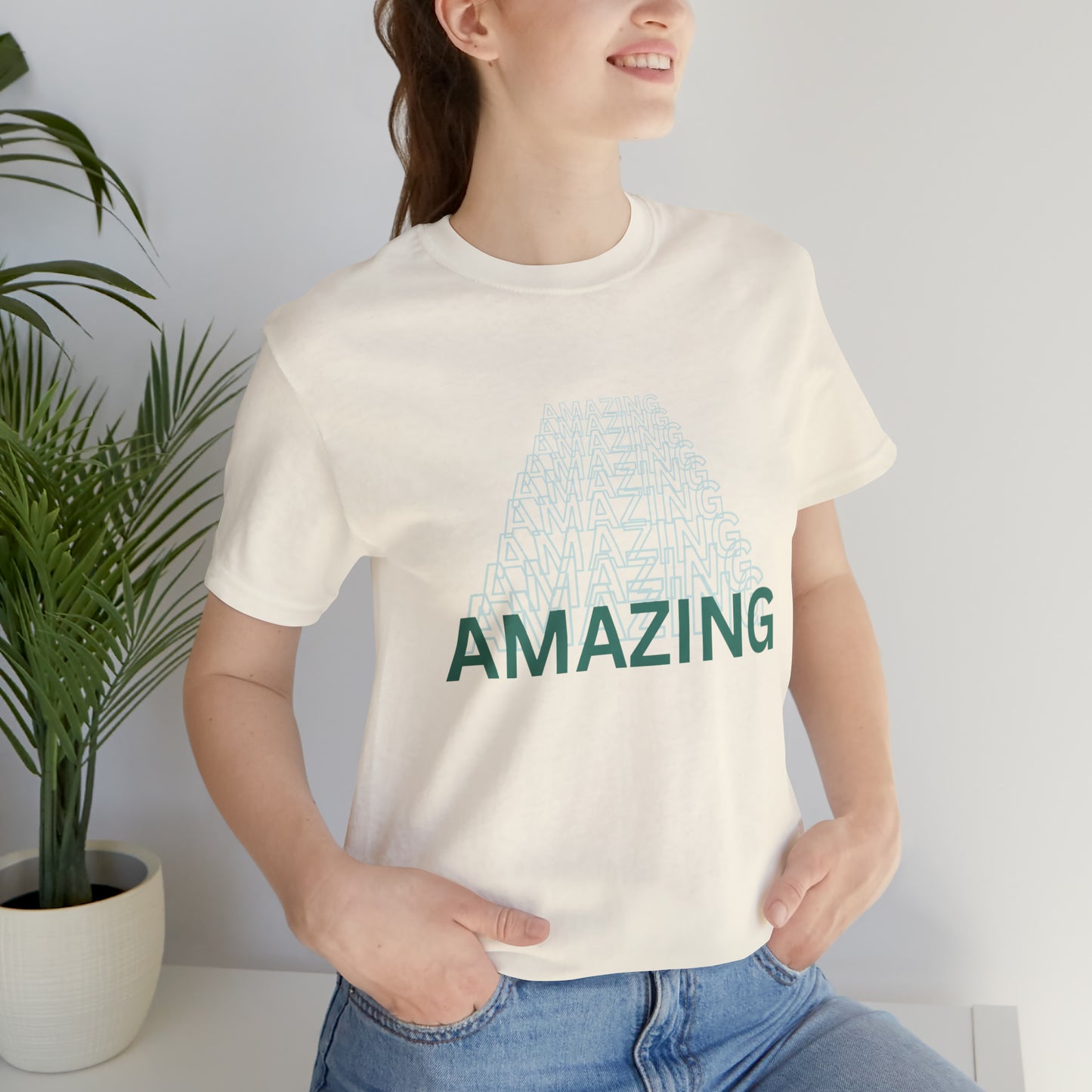 Green Amazing Unisex Jersey Short Sleeve Tee