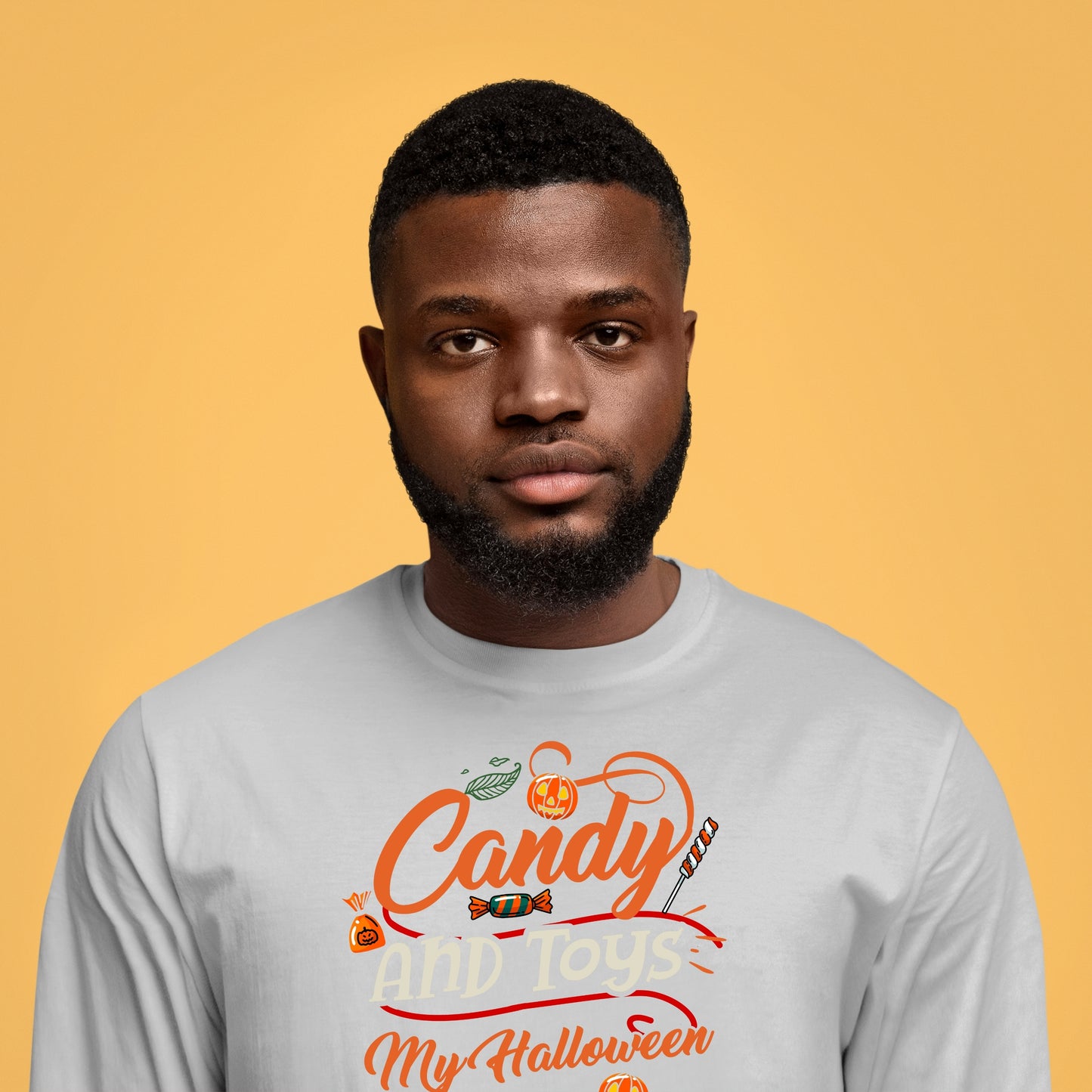 Halloween Candy and Toys Sweatshirt, Halloween Gift Sweatshirt, Halloween Sweater, Cute Halloween Sweatshirt, Funny Halloween Sweatshirt