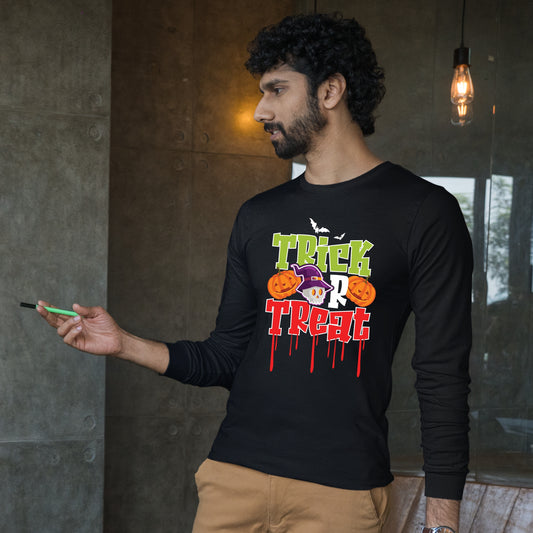 Trick or Treat, Halloween Gift Sweatshirt, Halloween Sweater, Cute Halloween Sweatshirt, Funny Halloween Sweatshirt, Fall Sweatshirts