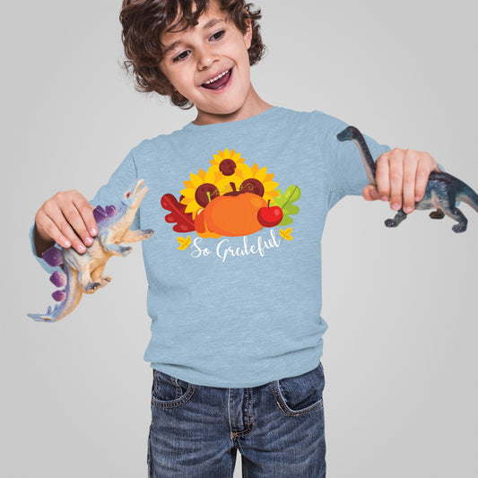 So Grateful, Thanksgiving Sweatshirt, Thanksgiving Sweater for kids, Thanksgiving Gift Ideas, Cute Thanksgiving