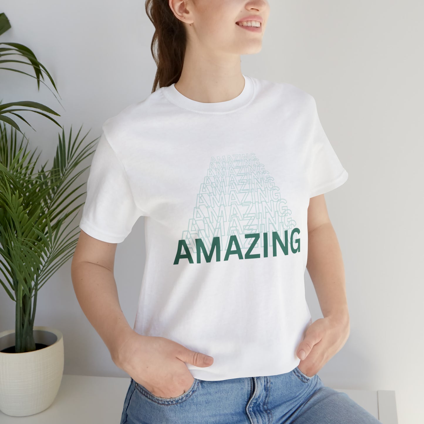 Green Amazing Unisex Jersey Short Sleeve Tee