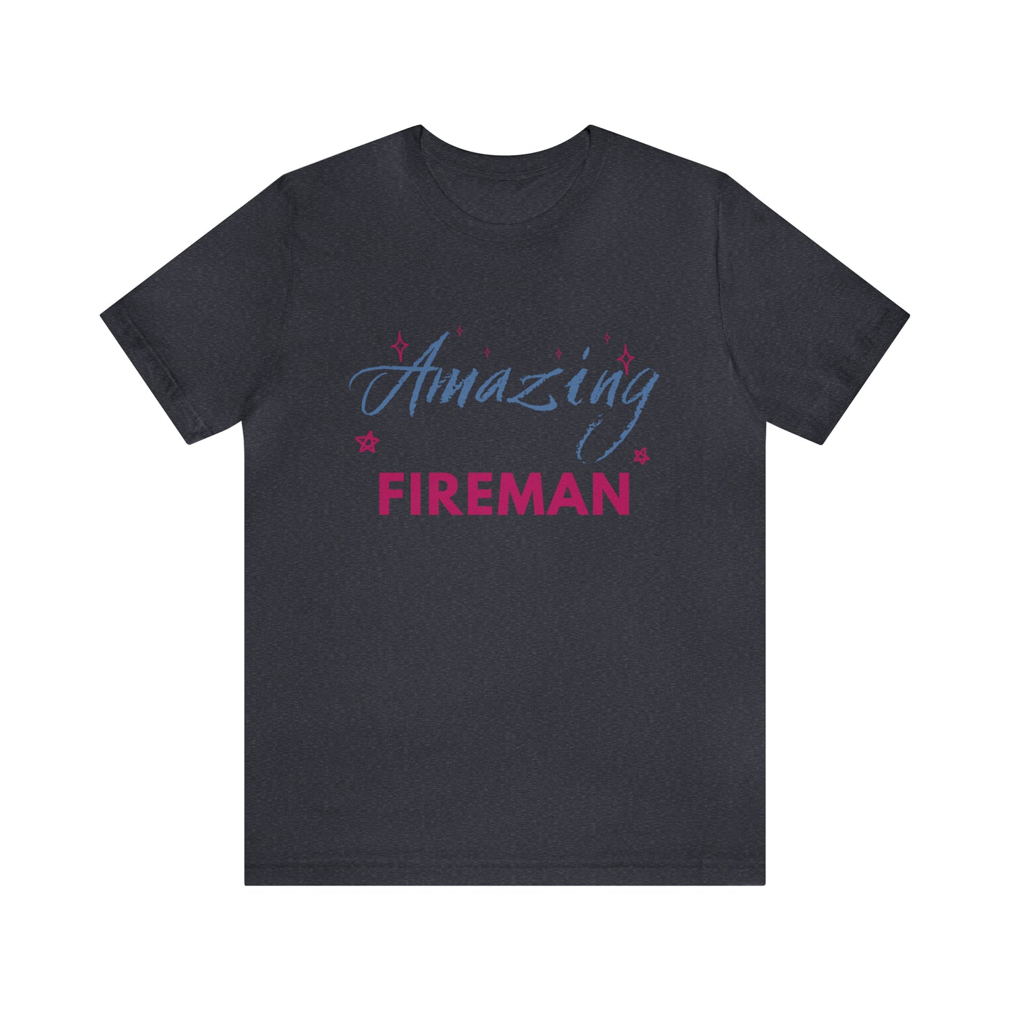 Amazing Fireman Unisex Jersey Short Sleeve Tee