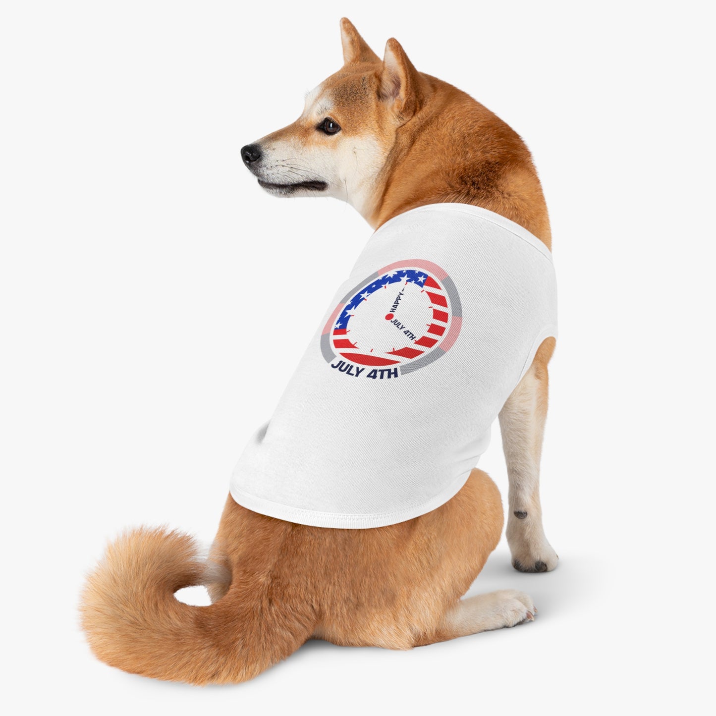 Happy July 4th Pet Tank Top