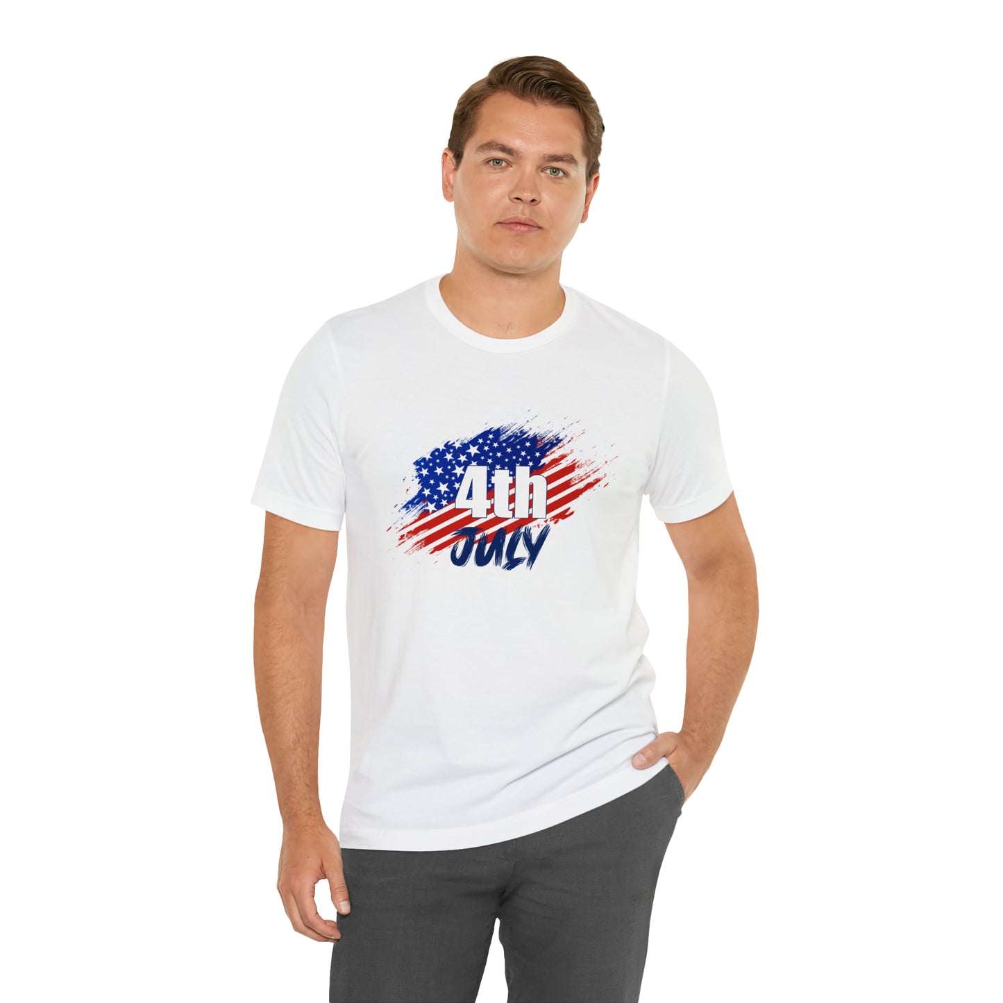 4th of July Celebration Unisex Short Sleeve Jersey Tee