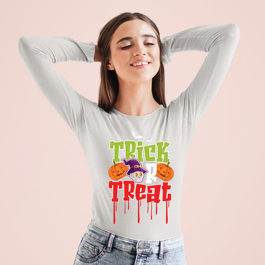 Trick or Treat, Halloween Gift Sweatshirt, Halloween Sweater, Cute Halloween Sweatshirt, Funny Halloween Sweatshirt, Fall Sweatshirts
