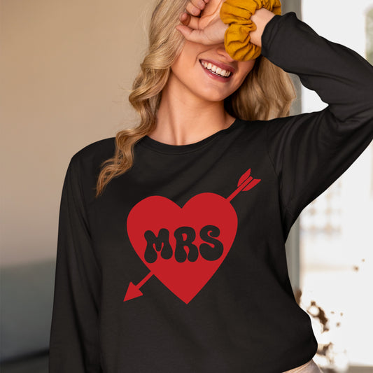 MRS, Valentines Gifts, Valentines Shirt, Valentines Clothing, Valentines Clothes, Love Day, Funny Valentine