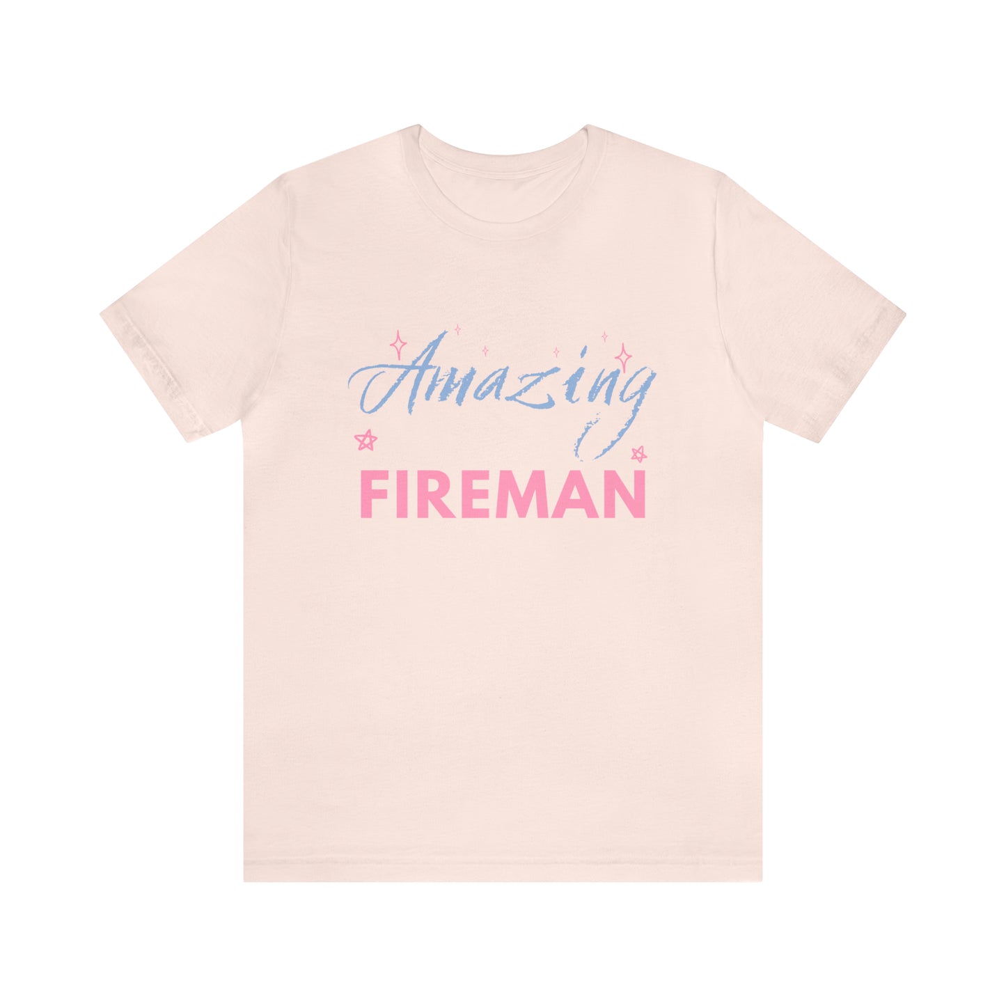 Amazing Fireman Unisex Jersey Short Sleeve Tee