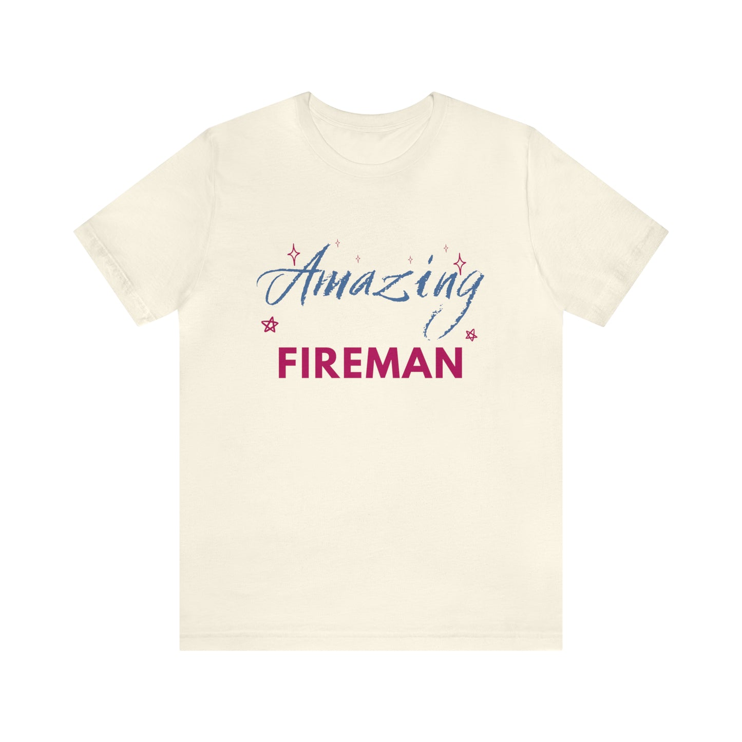 Amazing Fireman Unisex Jersey Short Sleeve Tee