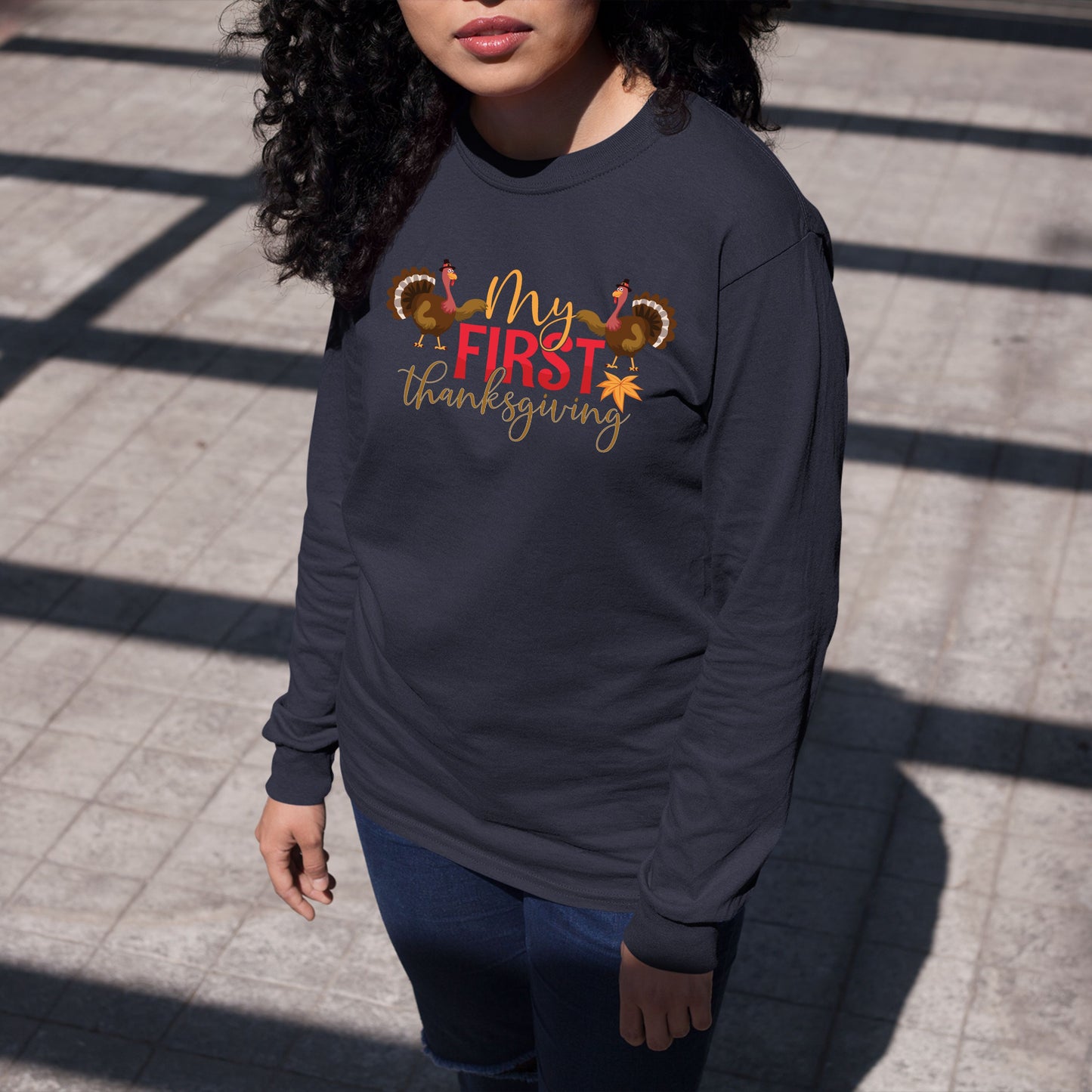 My First Thanks Giving, Thanksgiving Sweatshirt, Thanksgiving Sweater for Women, Thanksgiving Gift Ideas, Cute Thanksgiving