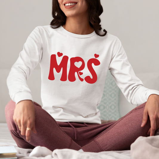MRS, Valentine Design, Valentines Day, Valentines Shirt, Trendy Valentines, Cute Valentine Shirt, Cute Valentine