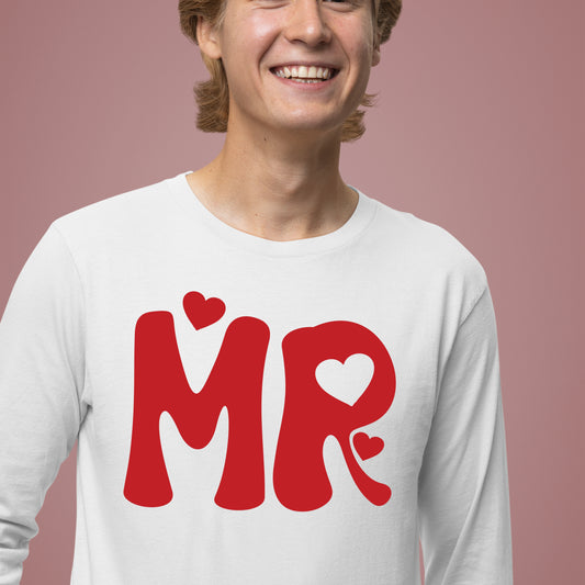 MR, Valentines Gift for Him, Valentines Gifts, Valentines Shirt, Valentines Clothing, Valentines Clothes, Love Day