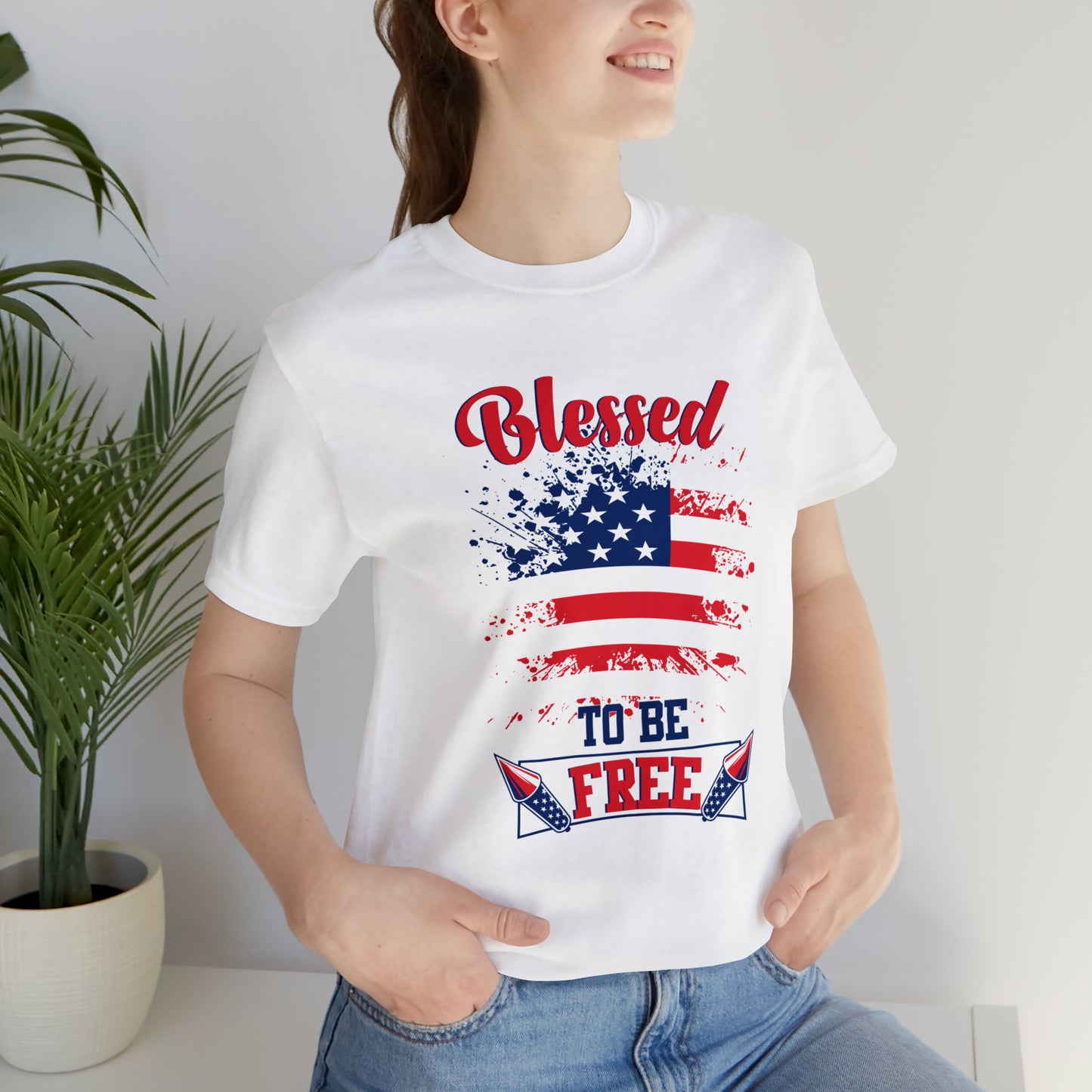 Blessed to be Free | Unisex Jersey Short Sleeve Tee