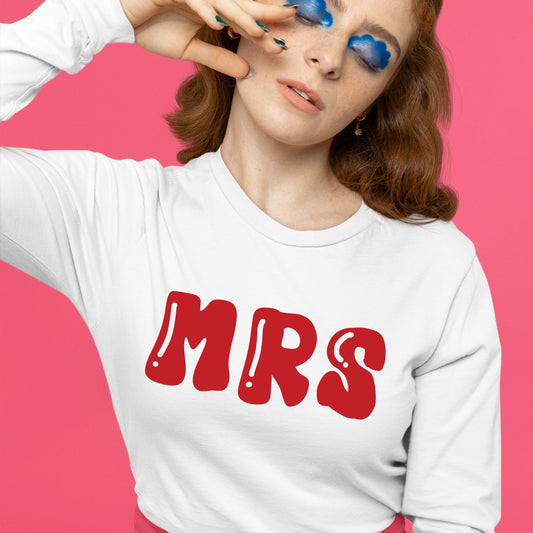 MRS, Groovy Valentine, Retro Valentine, Funny Valentine, Valentines Shirt Women, Valentines Shirt for Her, Valentines Gifts for Her