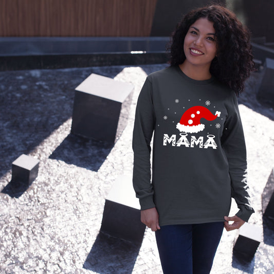 Mama, Women Long Sleeves, Christmas Clothing, Christmas Sweatshirts, Christmas Shirts, Christmas Decor, Christmas