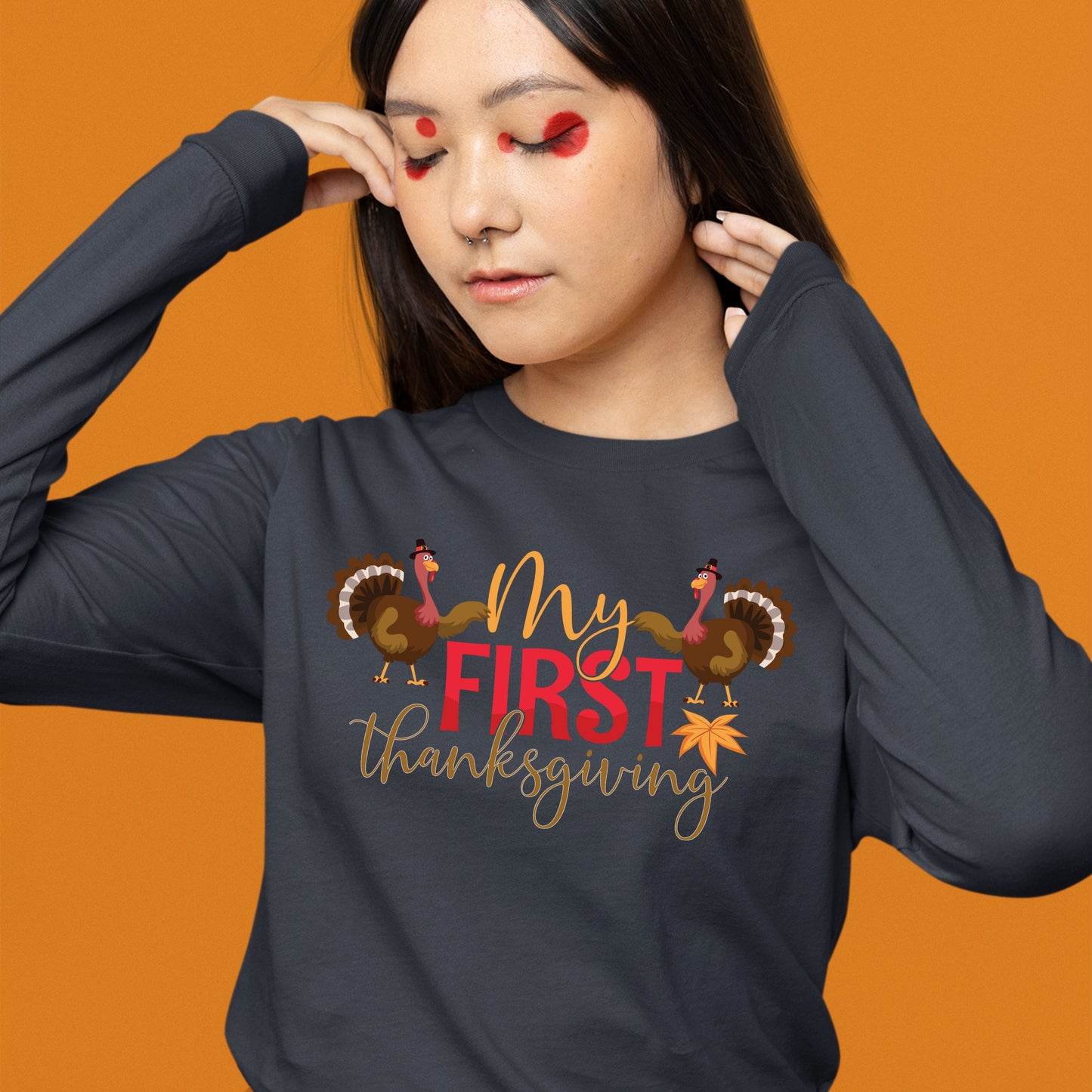 My First Thanks Giving, Thanksgiving Sweatshirt, Thanksgiving Sweater for Women, Thanksgiving Gift Ideas, Cute Thanksgiving
