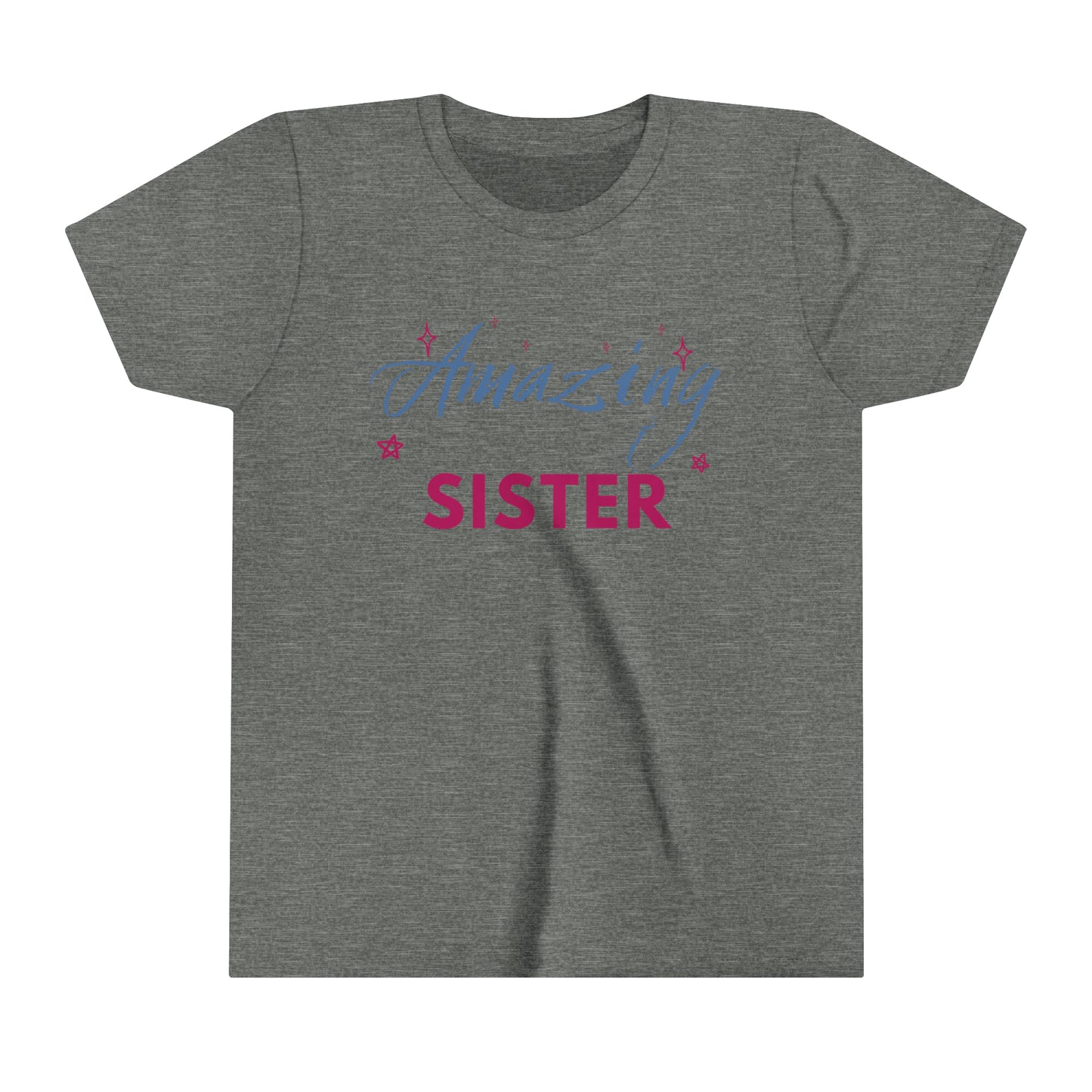 Dark Amazing Sister Youth Short Sleeve Tee