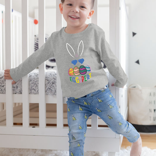 Eggspert - Toddler Long Sleeve Tee
