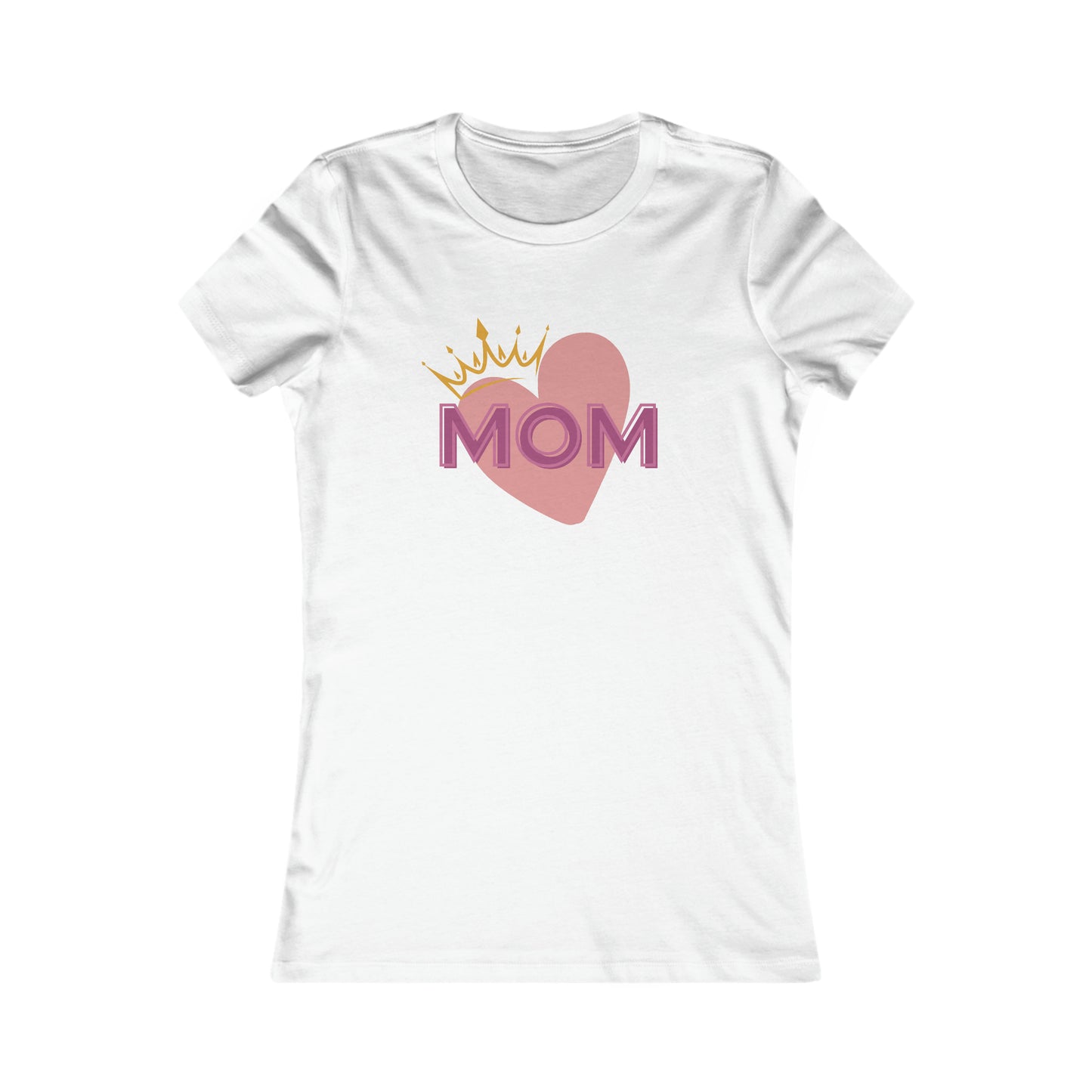 Mom with a Heart Women's Favorite Tee