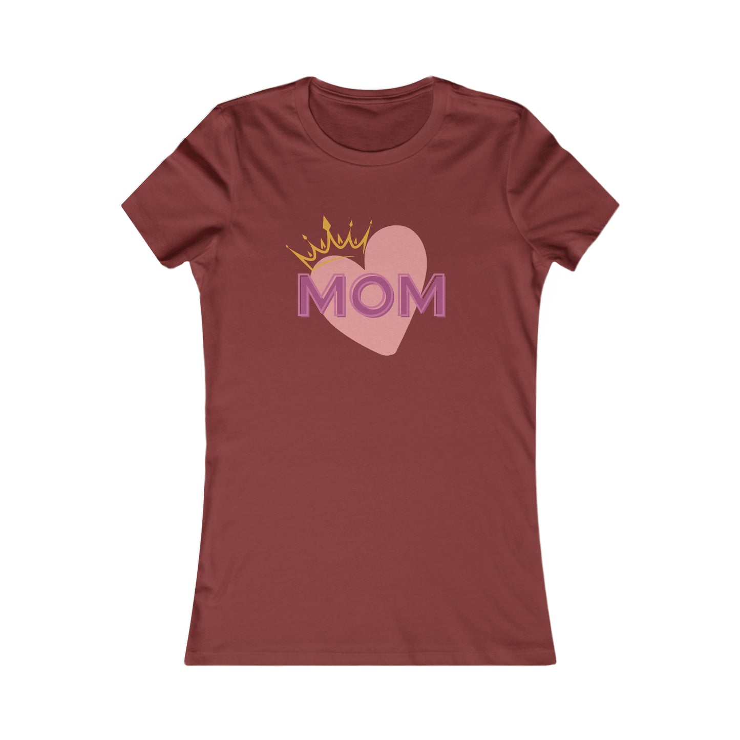 Mom with a Heart Women's Favorite Tee