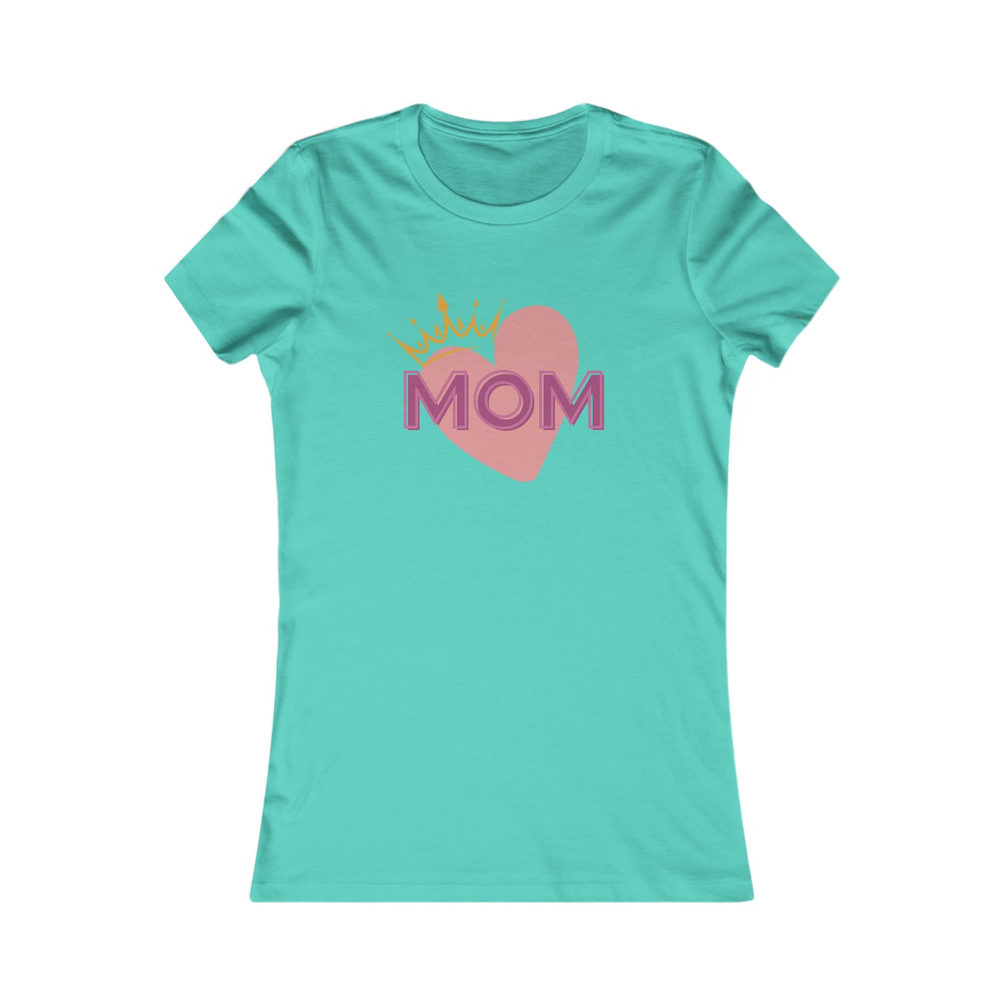 Mom with a Heart Women's Favorite Tee