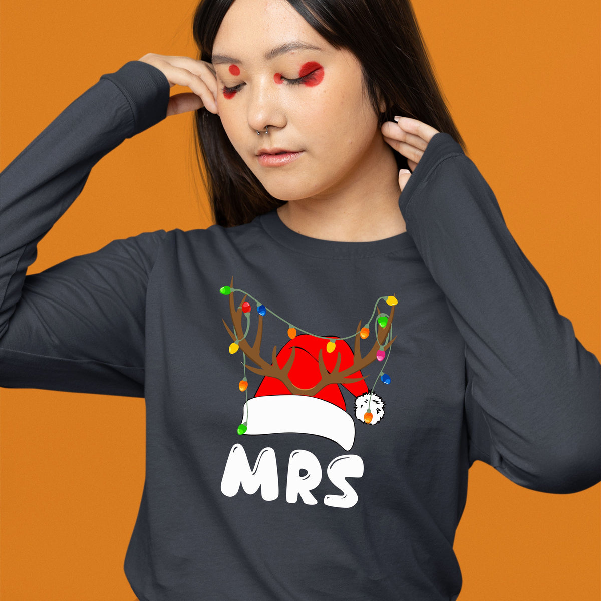 Mrs, Women Long Sleeves, Christmas Decor, Christmas Clothing, Christmas Sweatshirts, Christmas Shirts, Christmas