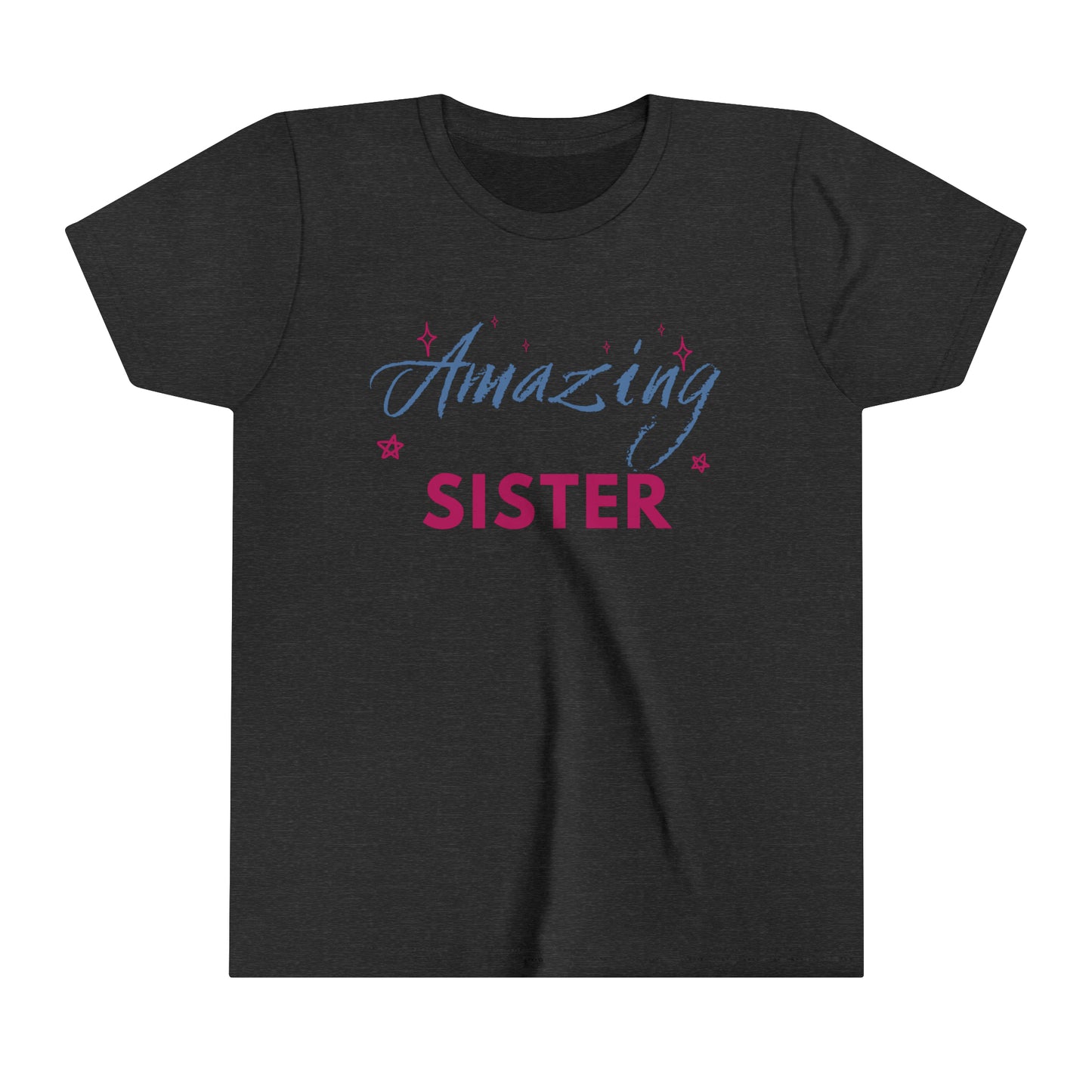 Dark Amazing Sister Youth Short Sleeve Tee
