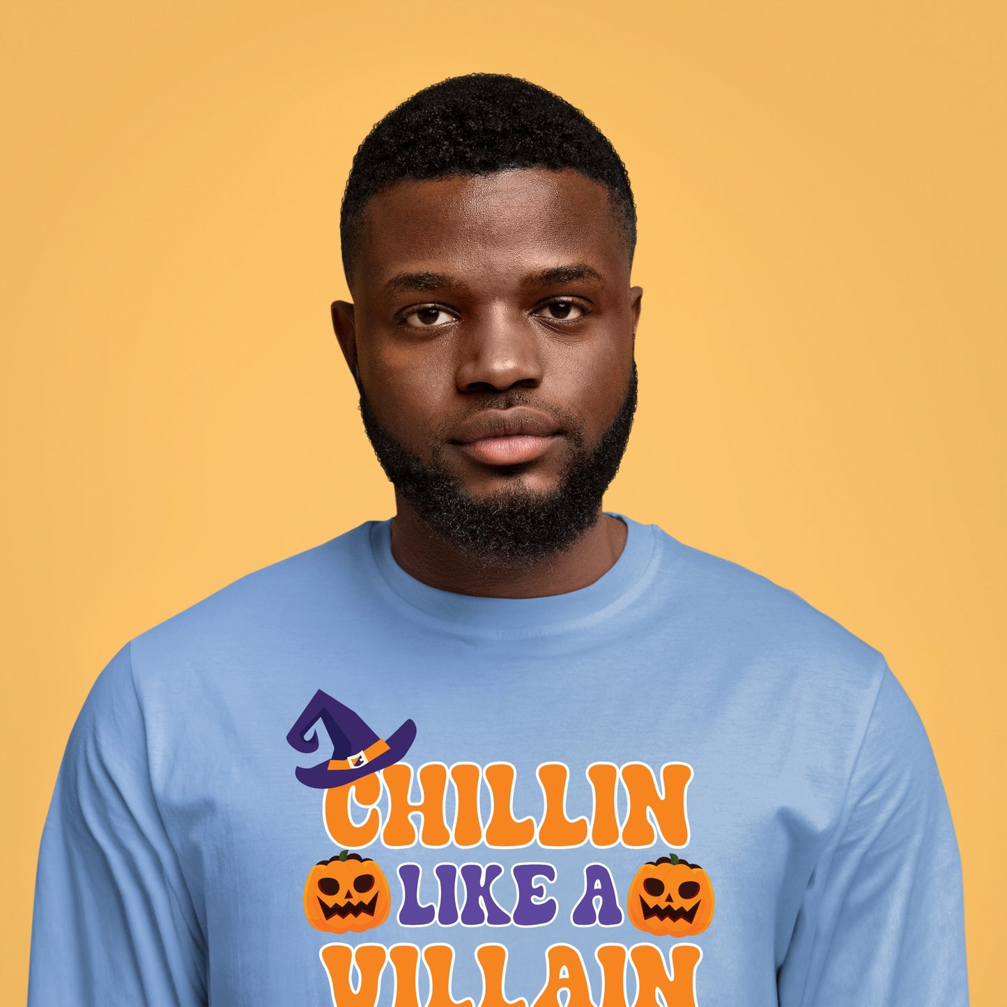 Halloween Chillin Like a Villian Sweatshirt, Halloween Gift Sweatshirt, Funny Halloween Sweatshirt, Halloween Design Shirt, Fall Sweatshirts