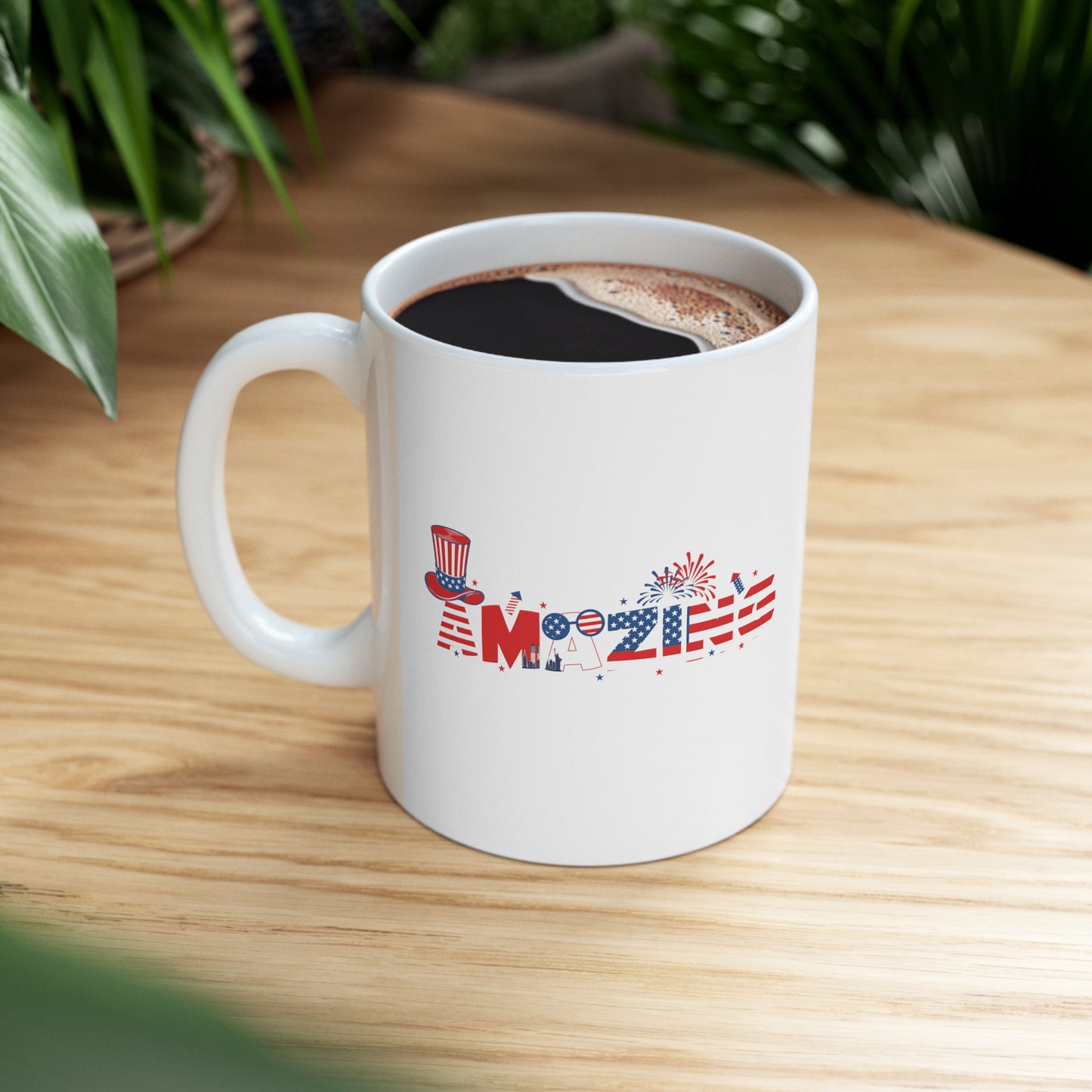 Red White Blue Amazing Ceramic Mug 11oz