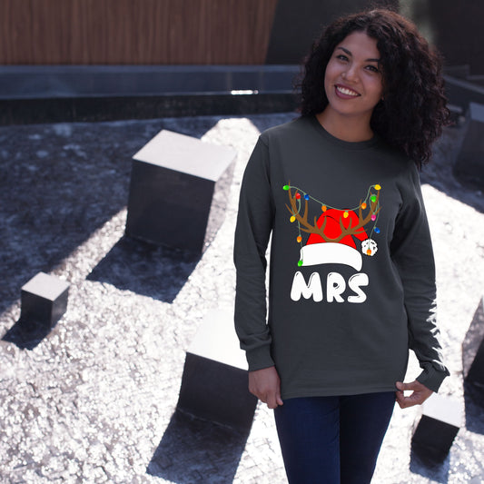 Mrs, Women Long Sleeves, Christmas Decor, Christmas Clothing, Christmas Sweatshirts, Christmas Shirts, Christmas