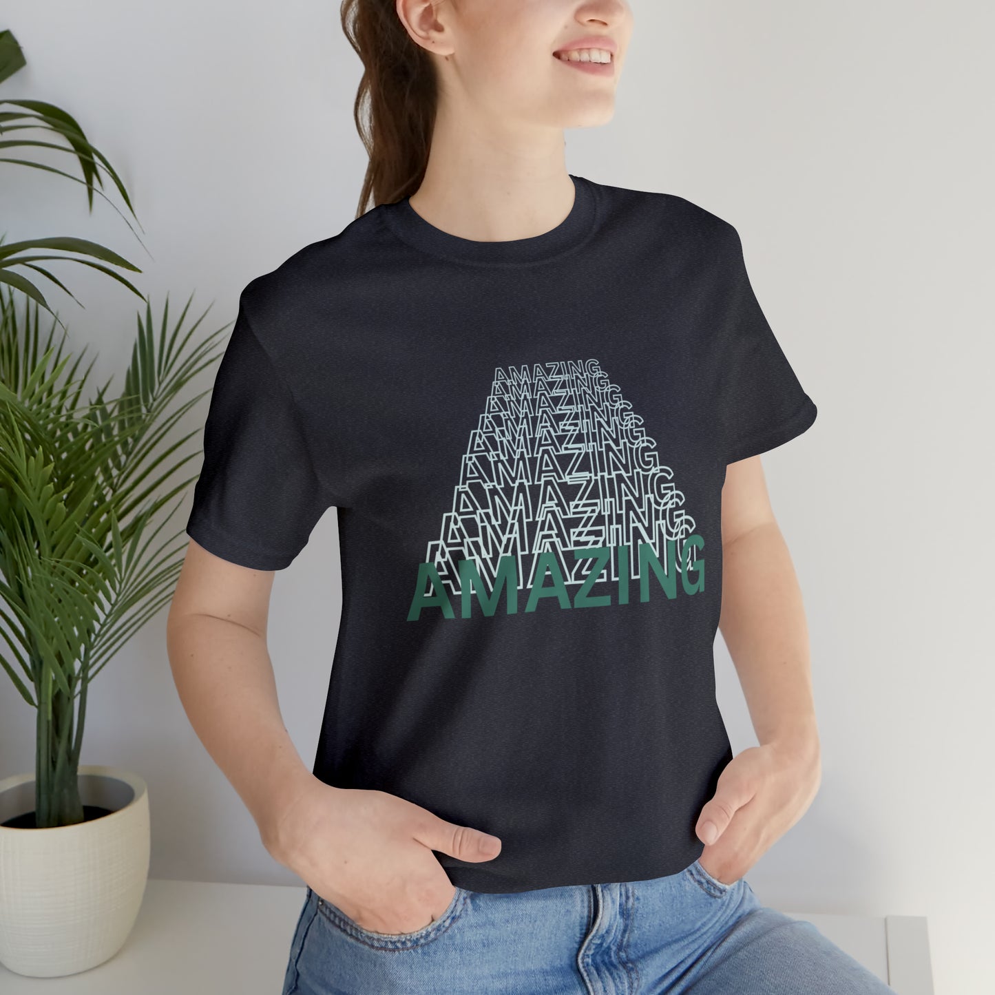Green Amazing Unisex Jersey Short Sleeve Tee