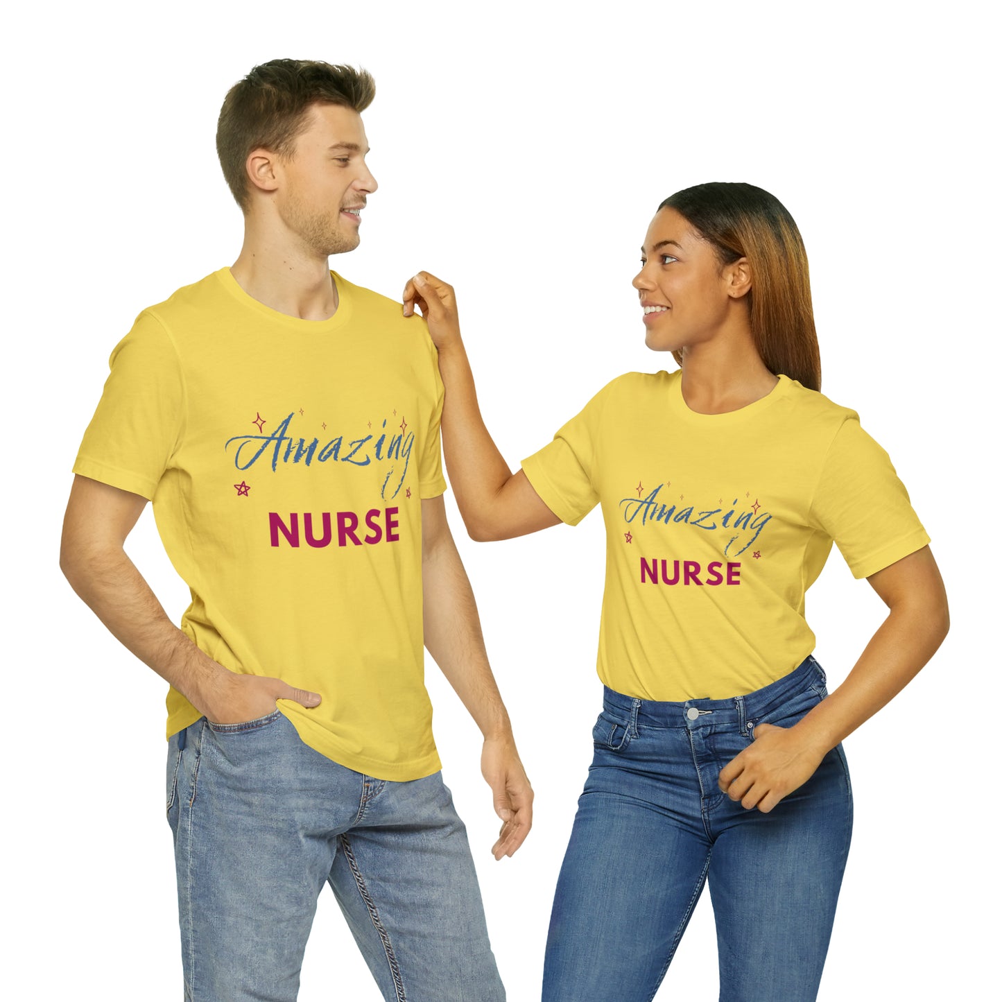 Amazing Nurse Unisex Jersey Short Sleeve Tee