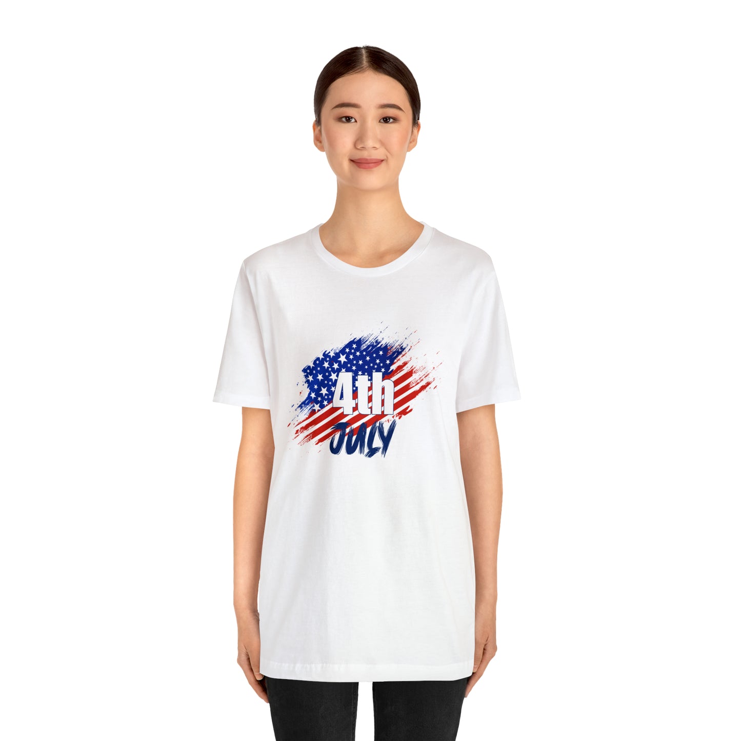 4th of July Celebration Unisex Short Sleeve Jersey Tee
