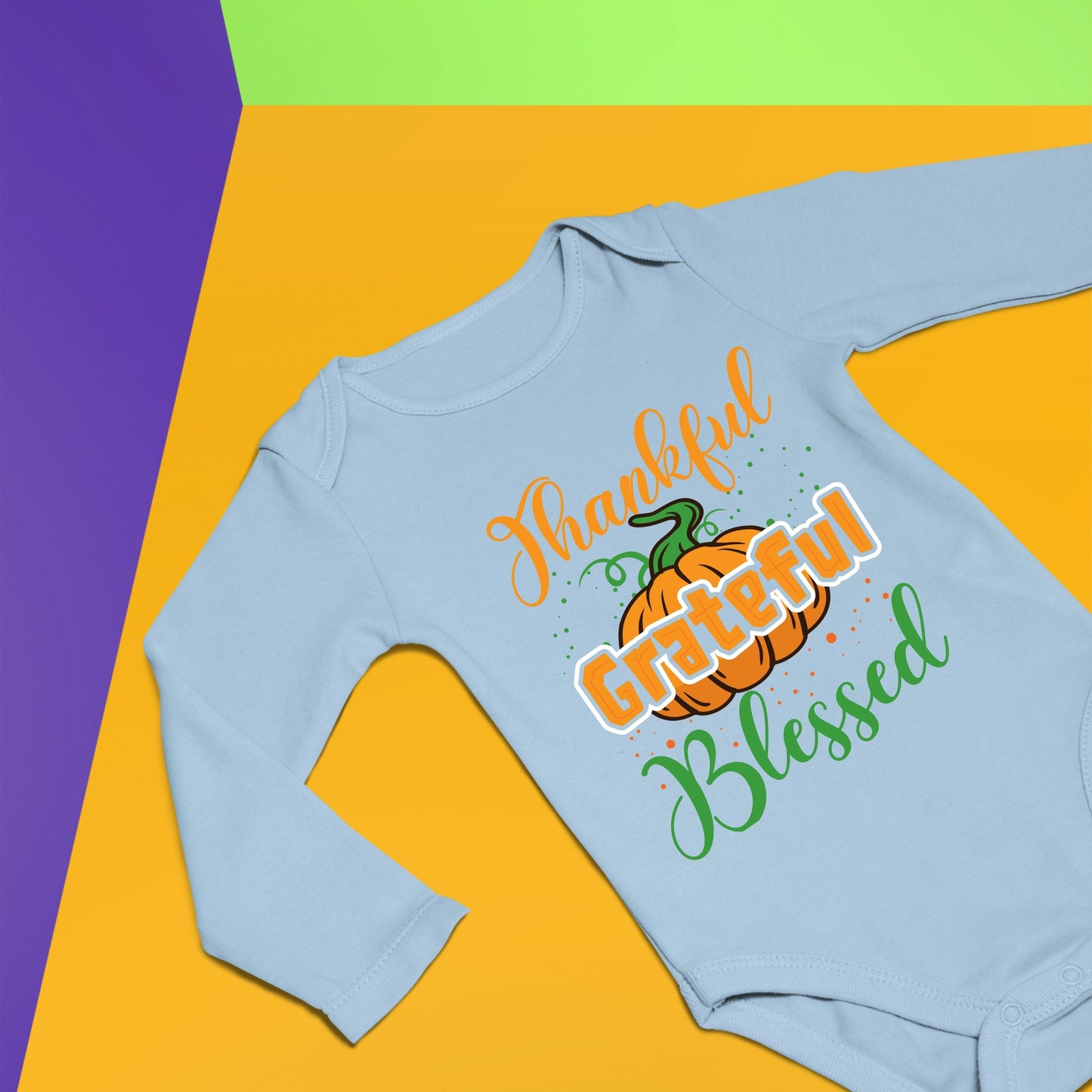Thankful Grateful Blessed, Thanksgiving Bodysuit, Thanksgiving Onesies for kids, Thanksgiving Gift Ideas, Cute Thanksgiving