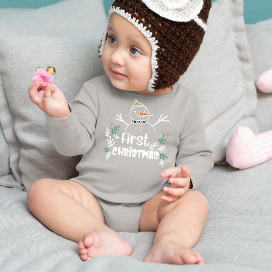 First Christmas, Onesie Long Sleeves, Christmas Decor, Christmas Clothing, Christmas Sweatshirts, Christmas Shirts, Christmas