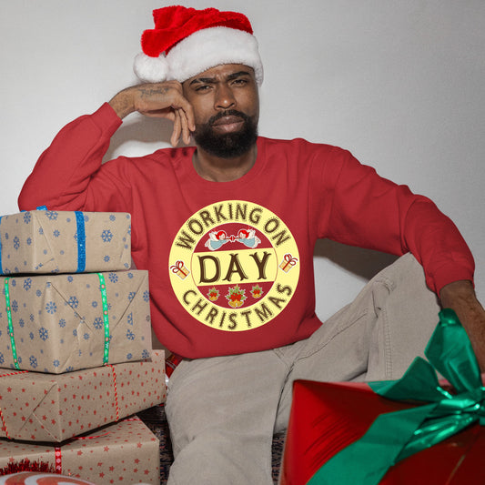 Working on Chirstmas day , Nursing Shirt, Doctor Gift for Him, Christmas Shirt,  School TShirt, 2022 Christmas, Christmas Sweatshirt, Doctor