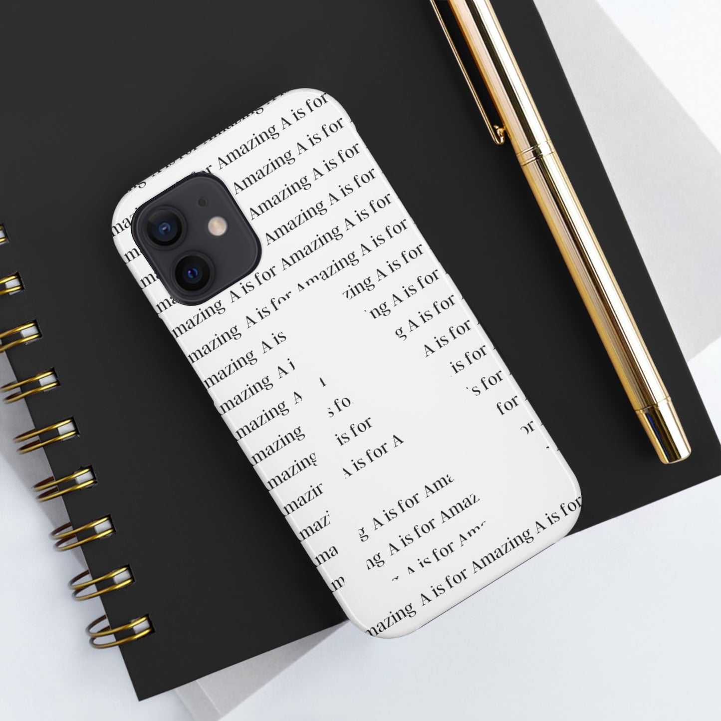 A is for Amazing Tough Phone Cases