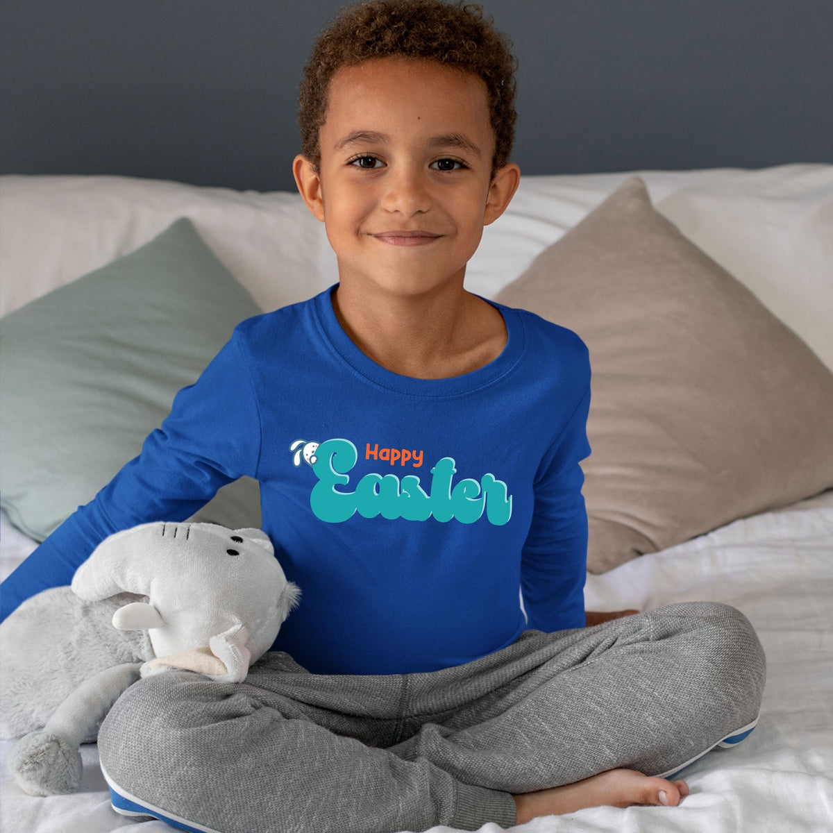 Happy Easter - Toddler Long Sleeve Tee