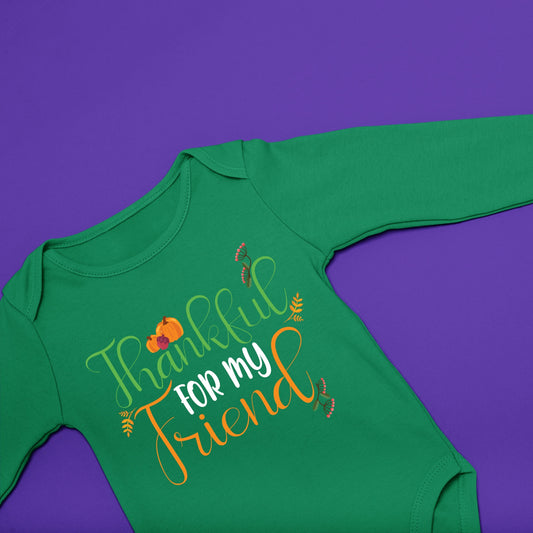Thankful For My Friend, Thanksgiving Sweatshirt, Thanksgiving Sweater for kids, Thanksgiving Gift Ideas, Cute Thanksgiving