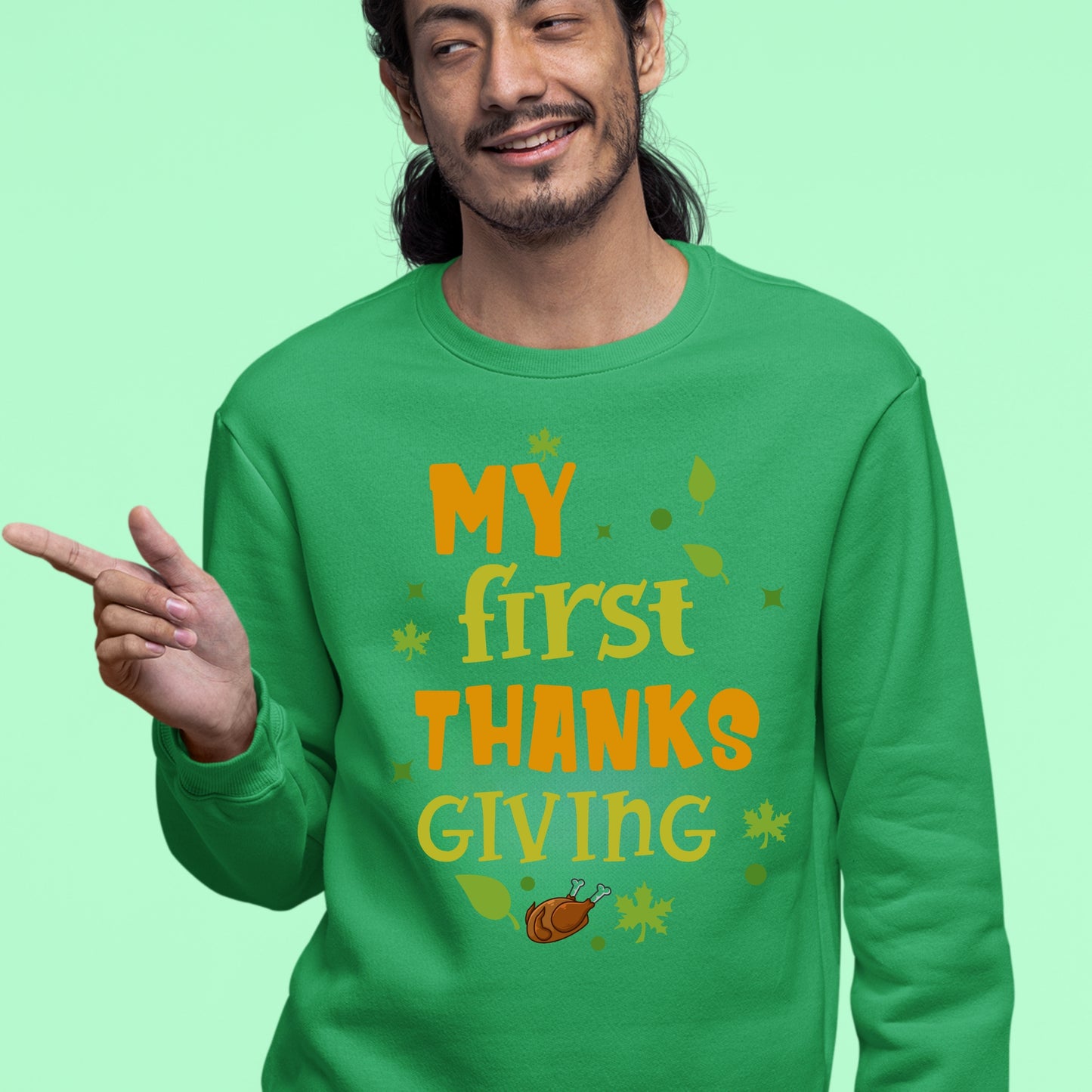 First Thanksgiving Sweatshirt, Thanksgiving Sweatshirt, Thanksgiving Sweater for Men, Thanksgiving Sweater for Women, Thanksgiving Gift Idea