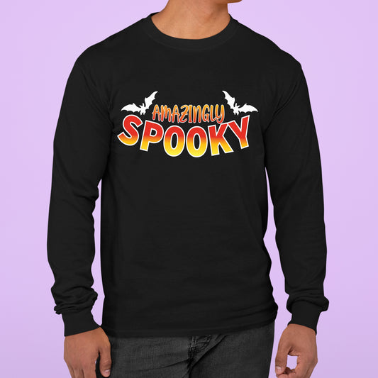 Halloween Amazingly Spooky Sweatshirt, Halloween Gift Sweatshirt, Halloween Sweater, Cute Halloween Sweatshirt, Halloween Design Shirt