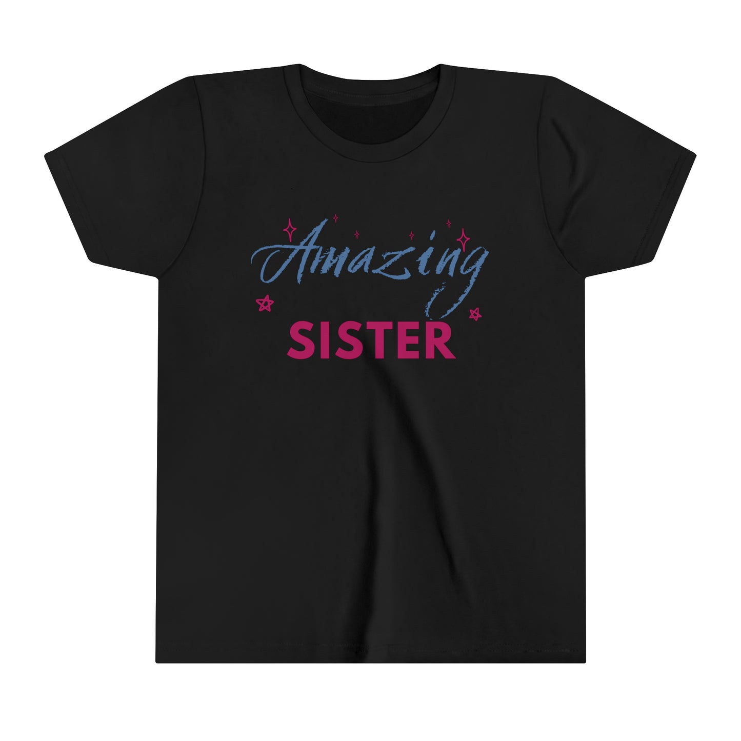 Dark Amazing Sister Youth Short Sleeve Tee
